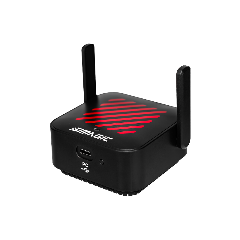 Simagic AirLink wireless hotspot for low-latency MagicDash 4 telemetry