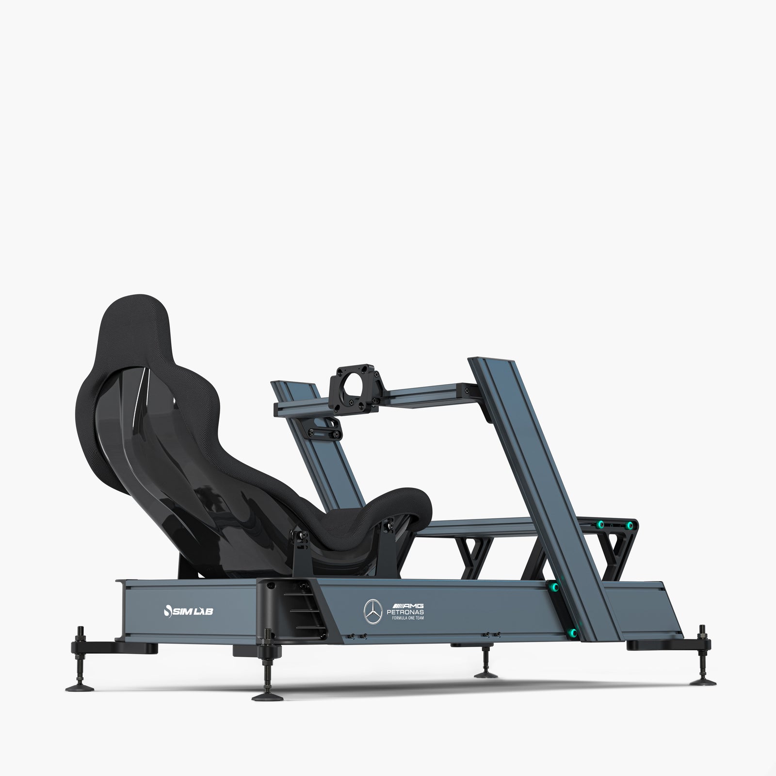 Mercedes-AMG PETRONAS Formula One Team Sim Racing Cockpit rear view with seat