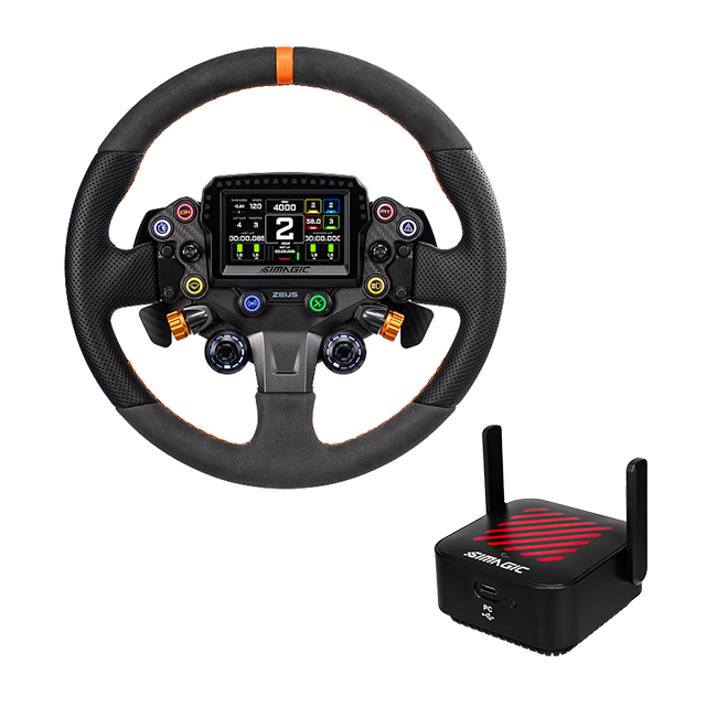 Simagic Zeus Sport with MagicDash 4 and AirLink wireless connectivity bundle