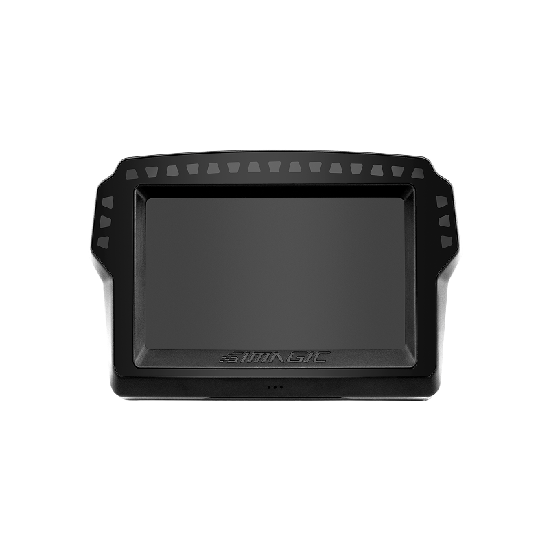 Simagic MagicDash 4 telemetry display, front view