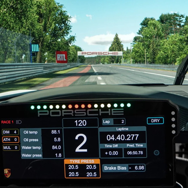 Porsche 911 GT3 Cup Dashboard Display Unit