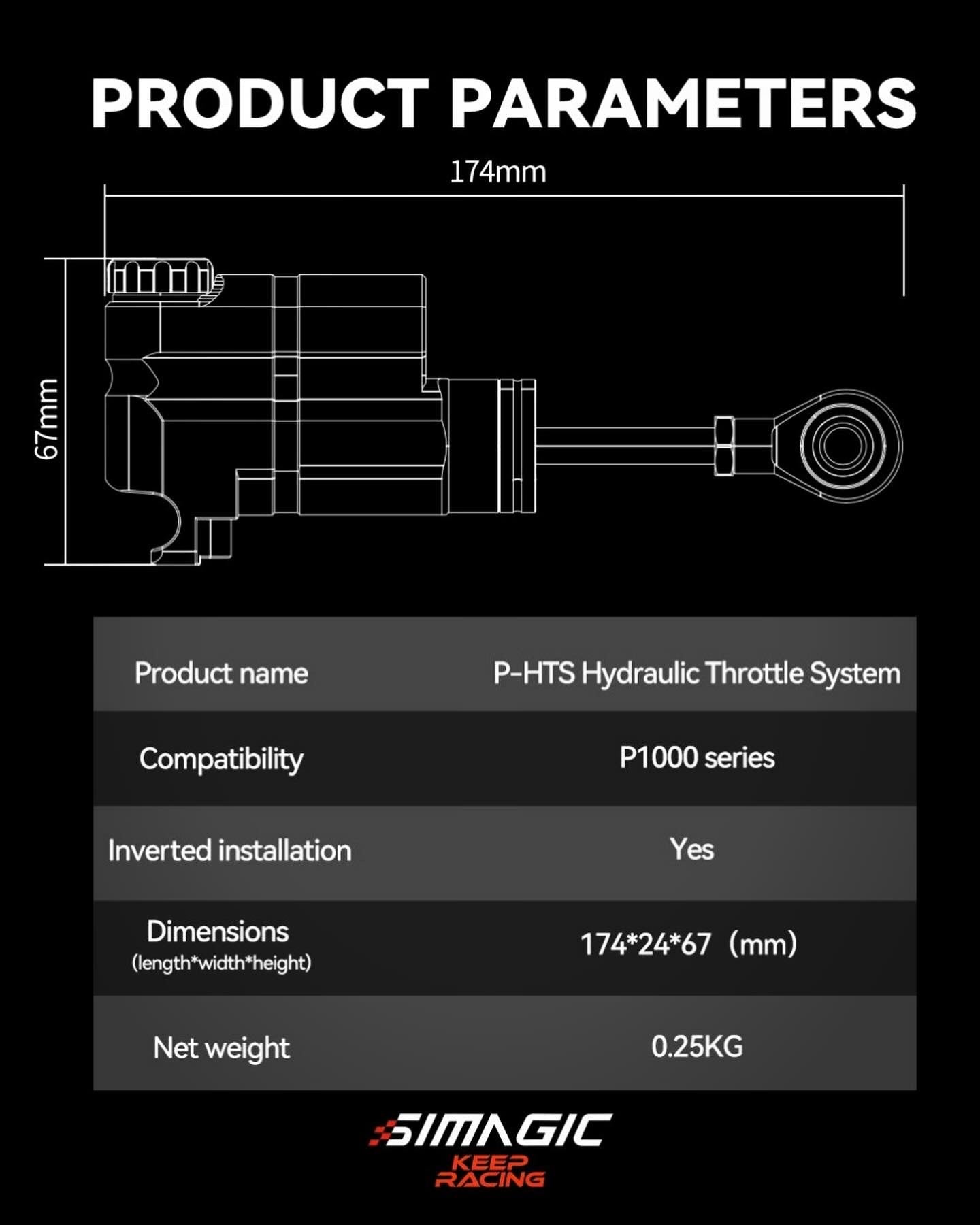 Buy P-HTS Hydraulic Throttle System $209.00