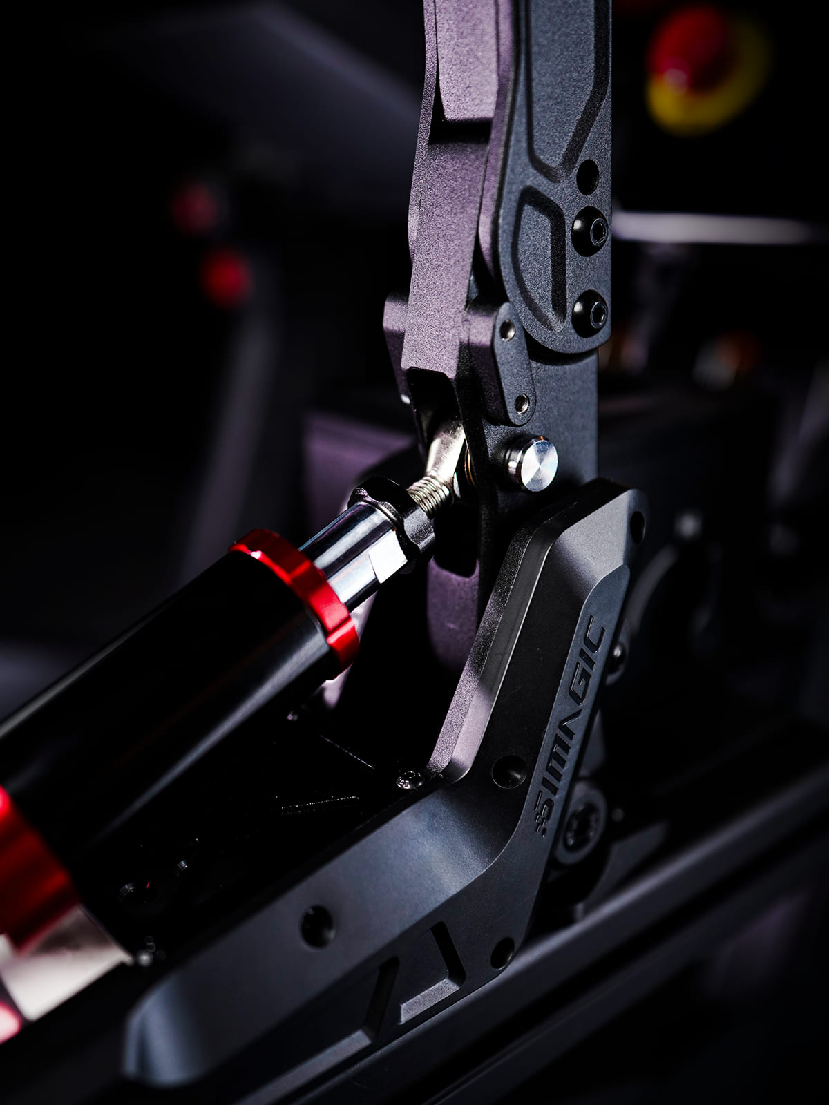 Simagic TB-Neo handbrake lever and pressure sensor detail