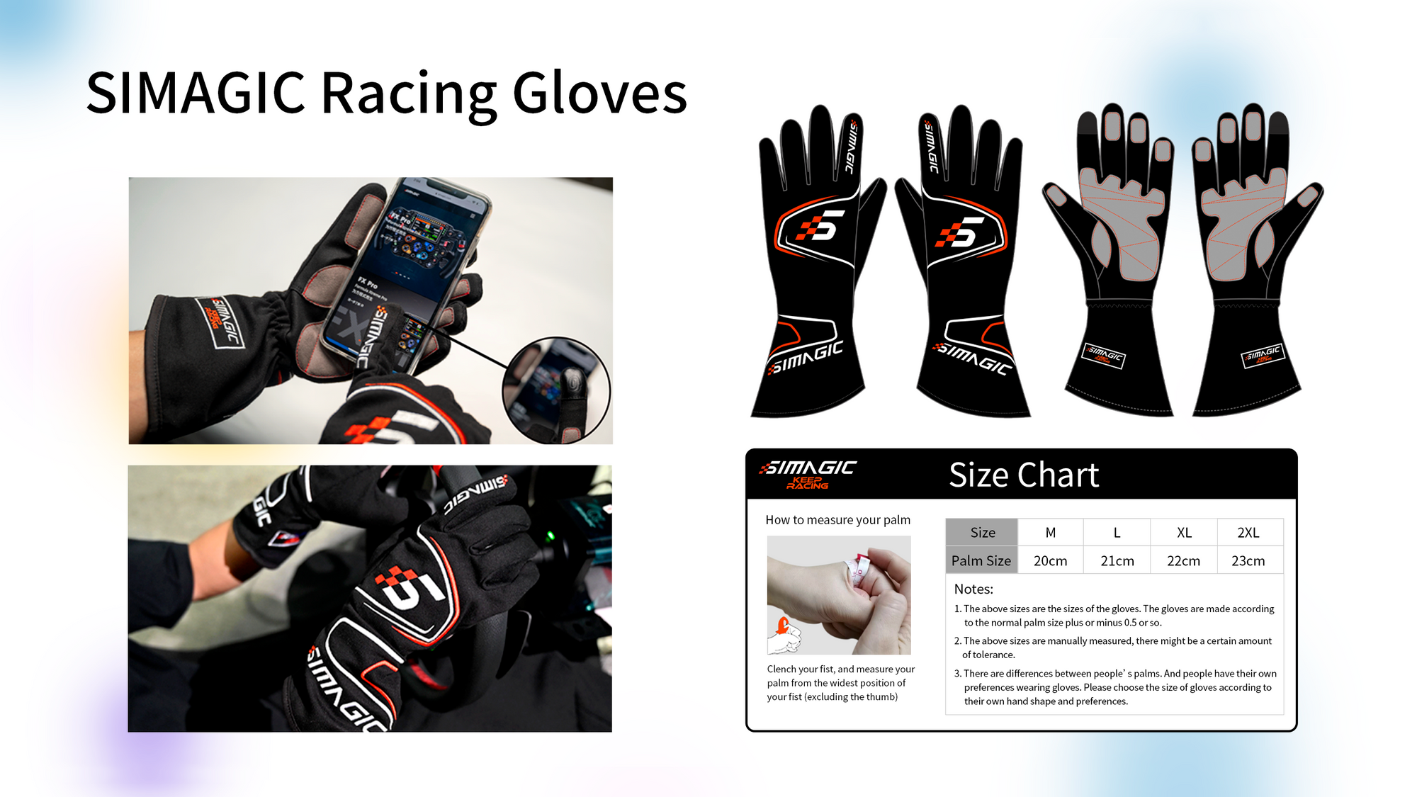 Simagic Racing Gloves