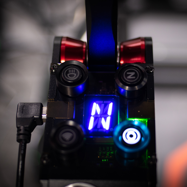 Simagic Q1 Push through the gears with the Simagic Q1 Sequential Shifter